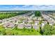Aerial view of the residential area highlighting the home's location within a well-planned community at 7319 Farlin Dr, Whitestown, IN 46075