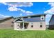 Well maintained lawn with patio and views of the rear of the house at 7319 Farlin Dr, Whitestown, IN 46075