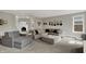 Relaxing living room with comfortable seating, soft lighting, and stylish decor at 7319 Farlin Dr, Whitestown, IN 46075