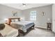 Comfortable bedroom featuring neutral walls, carpet and furnishings at 896 Fairfield Dr, Greenfield, IN 46140