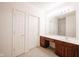 Bright bathroom with a spacious vanity, providing ample counter space and storage at 9117 Thoreau Ct, Fishers, IN 46037