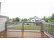 Outdoor deck offers expansive views of the surrounding neighborhood at 9117 Thoreau Ct, Fishers, IN 46037