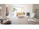 Inviting living room with fireplace, modern furniture, and bright natural light at 9117 Thoreau Ct, Fishers, IN 46037