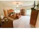 Spacious main bedroom features hardwood furniture and two large windows for ample light at 9903 Deep Royal Way, Indianapolis, IN 46239