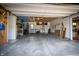 This spacious garage provides ample room for parking and storage space for tools and projects at 1052 Barley Cir, Carmel, IN 46032