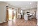 Bright kitchen featuring stainless steel appliances, a center island with seating, and an adjacent dining area at 1065 Bent Branch Ln, Greenwood, IN 46143