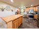 Spacious kitchen featuring a large island, stainless steel appliances, and ample cabinet space at 12508 N Jackley Rd, Elwood, IN 46036