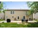 Spacious backyard with lush green grass and a patio perfect for entertaining guests at 12624 Majestic Way, Fishers, IN 46037