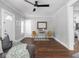 Living room showcasing seating, with hardwood floors at 1617 E 52Nd St, Indianapolis, IN 46205