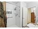 Clean and functional bathroom with accessible shower and neutral finishes at 17233 Gunther Blvd # 102B, Westfield, IN 46074