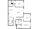 Detailed floor plan showing layout of living room, bedrooms, kitchen, office, and bathrooms at 17233 Gunther Blvd # 102B, Westfield, IN 46074