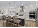 Bright kitchen with stainless appliances, quartz countertops, and pendant lighting at 2223 Ryder Pl, Westfield, IN 46074