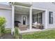 Covered patio features comfortable seating and stylish decor for outdoor enjoyment at 2223 Ryder Pl, Westfield, IN 46074