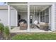 Relaxing patio with plush seating and string lights, perfect for outdoor entertaining at 2223 Ryder Pl, Westfield, IN 46074