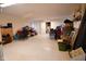 Spacious unfinished basement with concrete floors, perfect for storage or future customization at 2780 W Grizzly Trl, Martinsville, IN 46151