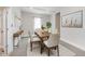 Cozy dining room with a wooden table, neutral color palette, and modern artwork at 3035 N Capitol Ave, Indianapolis, IN 46208