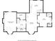 Basement floor plan with a recreation room, laundry room, storage, hall, basement and a bathroom with a sauna at 5165 E Pleasant Run Pkwy S Dr, Indianapolis, IN 46219