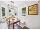 Charming dining nook with built-in seating, ample natural light, and stylish decor at 5333 Ralston Ave, Indianapolis, IN 46220