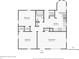 Detailed floor plan of the home's first floor layout at 5333 Ralston Ave, Indianapolis, IN 46220
