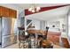 Spacious kitchen with stainless steel appliances and eat in area at 5369 Red River Ct, Indianapolis, IN 46221