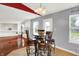 Modern kitchen featuring ample cabinetry, stainless appliances, and an eat-in area at 5369 Red River Ct, Indianapolis, IN 46221