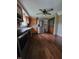 Eat-in kitchen with stainless steel appliances and wood cabinets at 5515 Lunsford Dr, Indianapolis, IN 46237