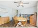 Inviting dining room featuring an oval table with four chairs and decor at 5542 N Olivia Dr, Alexandria, IN 46001