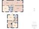 Detailed floor plan showcasing the layout of the home's rooms and dimensions at 5542 N Olivia Dr, Alexandria, IN 46001