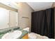 Functional bathroom with a vanity, toilet, and shower, perfect for everyday convenience and comfort at 560 Tracy Ln, Brownsburg, IN 46112