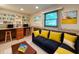Cozy living room with built in shelves and comfortable seating at 5730 Teresa Dr, Alexandria, IN 46001