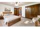 Neutral bedroom with ample closet space, a king bed and plenty of light at 5730 Teresa Dr, Alexandria, IN 46001