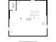 Floorplan view of the basement, showing ample space for storage and various potential uses at 6040 Crittenden Ave, Indianapolis, IN 46220