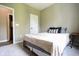 Cozy bedroom with a double bed, and access to another room at 6377 Harvey Dr, Plainfield, IN 46168