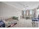 Bedroom with large windows and natural light, neutral colored walls and carpet at 6923 Bryant Pl, Plainfield, IN 46168