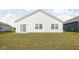 Backyard of home with a view of the siding at 7431 Stillness Dr, Indianapolis, IN 46268