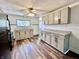 Well-lit kitchen with ample cabinet space, modern appliances, and durable flooring at 901 Columbia Ave, Alexandria, IN 46001