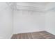 Walk-in closet offering wire shelving for ample storage at 107 Elliott Ave, Trafalgar, IN 46181