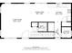 First floor plan showing the kitchen, living room, dining area, bath, and laundry room at 10722 Landsbrook N Run, Noblesville, IN 46060