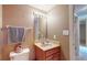 Cozy half bath with vanity sink at 1129 Central Park S Blvd, Greenwood, IN 46143