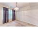 Dining area with carpet and a chandelier lighting fixture at 1129 Central Park S Blvd, Greenwood, IN 46143
