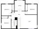 Upstairs floor plan featuring bedrooms, office, loft, bathroom, and hall area at 1129 Central Park S Blvd, Greenwood, IN 46143