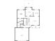 Layout of home featuring primary bedroom, bathroom, kitchen, great room, garage, and outdoor patio at 1129 Central Park S Blvd, Greenwood, IN 46143