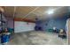 Spacious garage with ample storage space and room for multiple vehicles at 1129 Central Park S Blvd, Greenwood, IN 46143