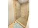 Modern shower with tiled walls, glass door, and updated fixtures for a luxurious experience at 12231 Valley View Cir, Indianapolis, IN 46229