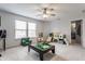 Expansive playroom with bright natural light and various play stations creates a fun environment at 12444 Bearsdale Dr, Indianapolis, IN 46235