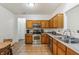 Well-organized kitchen with stainless steel appliances and ample counter space, perfect for cooking at 12496 Wolf Run Rd, Noblesville, IN 46060