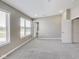 Spacious bedroom with natural light, plush carpet, and view of exterior at 13050 Grand Vue Dr, Carmel, IN 46032