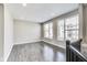 Loft area features hardwood flooring, recessed lighting, and natural light at 13050 Grand Vue Dr, Carmel, IN 46032