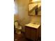 Bathroom with a toilet, sink and mirror at , Indianapolis, IN 46220
