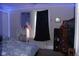 Cozy bedroom with a comfortable bed, window, and unique lighting at , Indianapolis, IN 46220